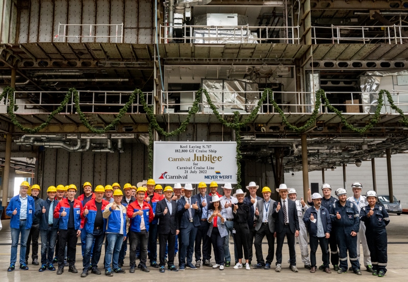 Jubilee Keel Laying