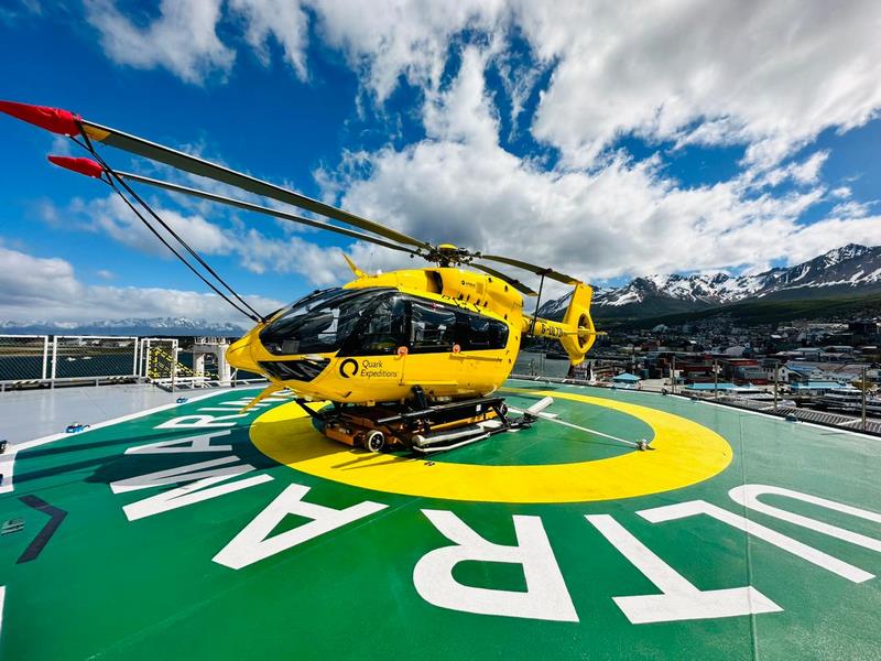 Quark Expeditions Helicopter