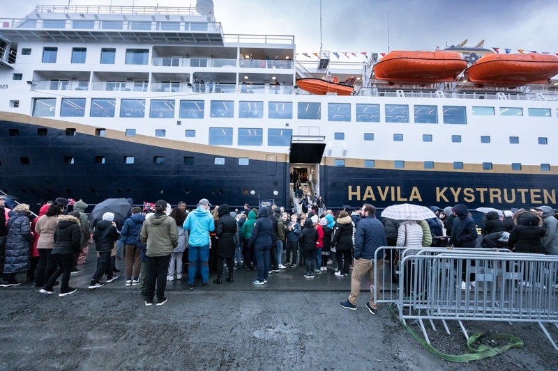 Havila Capella Christening