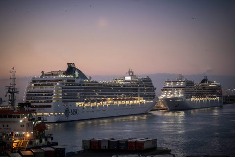 MSC Ships in Barcelona