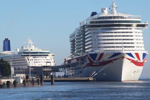 P&O Ships in Lisbon