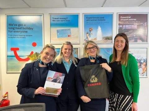 Cunard visited travel agents