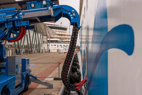 AIDA Shorepower Hook Up