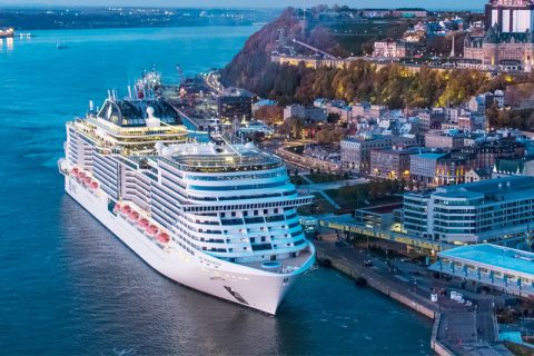 MSC Meraviglia in Quebec