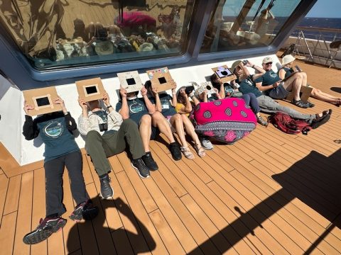 Viewing the solar eclipse