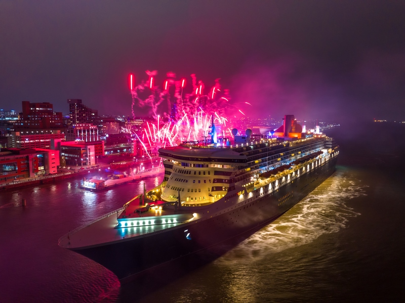 Queen Mary 2 Fireworks Display