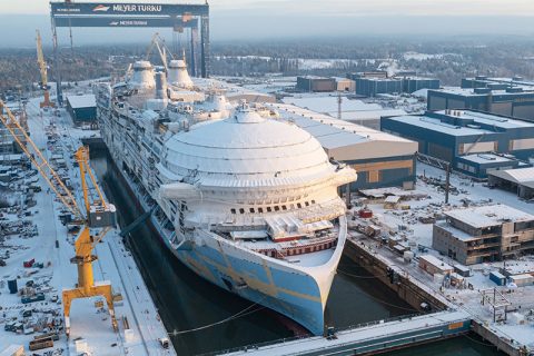Icon of the Seas at Meyer Turku