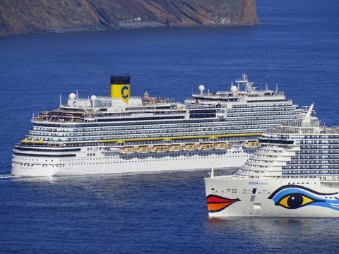 AIDAnova and Costa Diadema