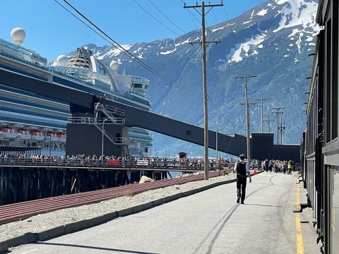 Train in Alaska