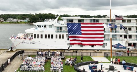 American Eagle Christening