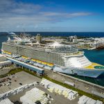 Allure of the Seas in Port
