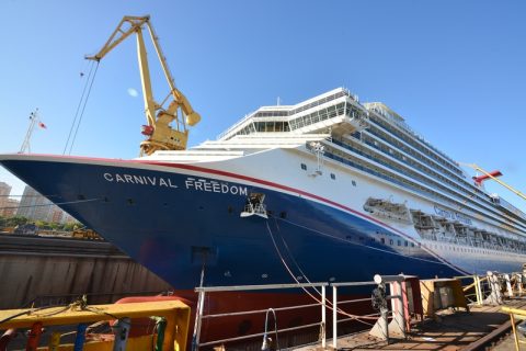 Carnival Freedom at Navantia