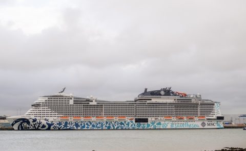 MSC Euribia in Southampton
