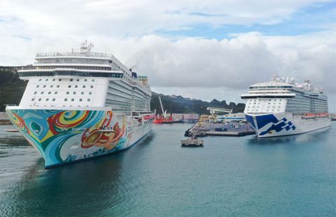 Norwegian Getaway and Regal Princess
