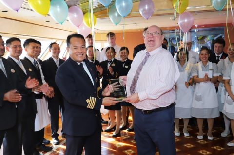 Captain Rommel Pineda and Kevin Harrison