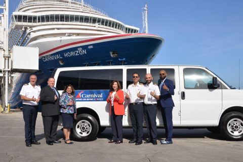 Carnival's van donation