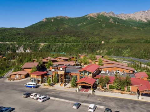 Denali Drone Shot