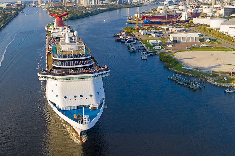 Carnival Ship in Tampa