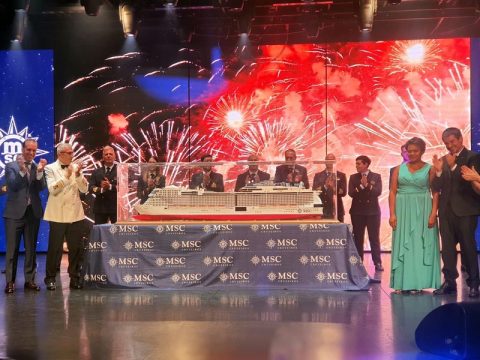 MSC Grandiosa Brazil Ceremony