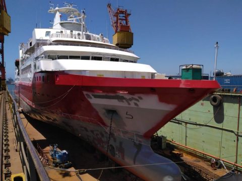 Exploris One in Drydock
