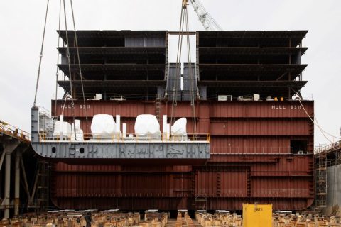 Star Princess Keel Laying