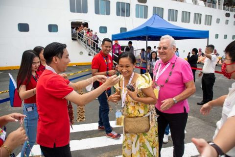 Arriving in Manila