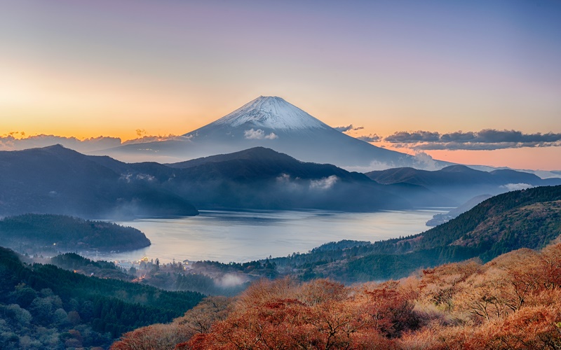 View of Mt. Fuji from Hakone