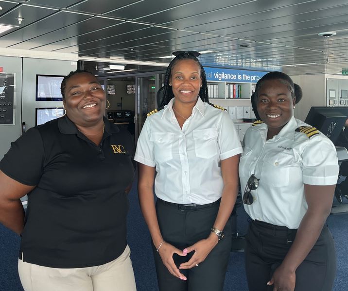 Ascent Bridge Tour L-R Eva Pavlou, Jonese Samuel, Rochelle Lawrence, D'Andra Lewis