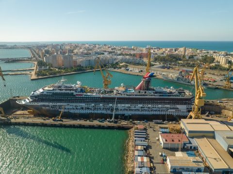 Carnival Freedom in Cadiz