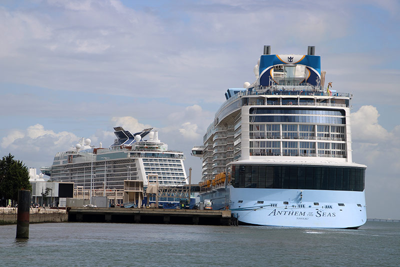 Royal Caribbean and Celebrity Ships in Lisbon