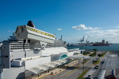 Security camera at Port Canaveral