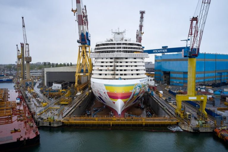 New Norwegian Aqua Floats Out At Fincantieri - Cruise Industry News ...