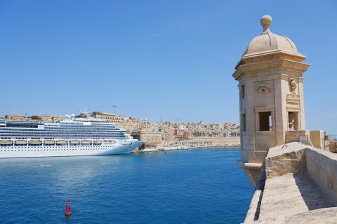 Costa Ship in Valletta