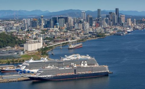 Carnival Corp. ships in Seattle