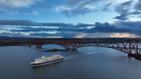 Balmoral sailing out of Rosyth