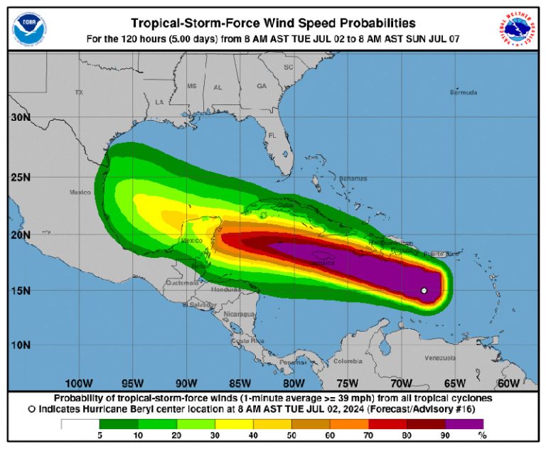 Hurricane Beryl Forces Itinerary Changes in the Caribbean - Cruise ...