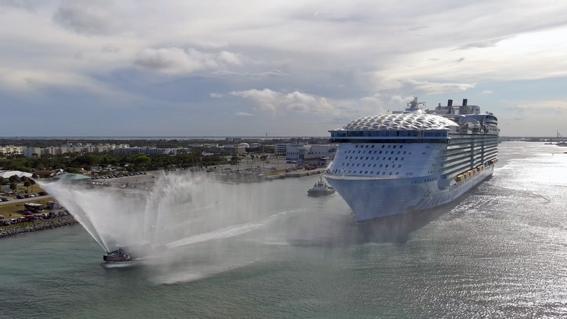 Port Canaveral Marks Maiden Voyage Of Royal Caribbean's Newest Ship ...