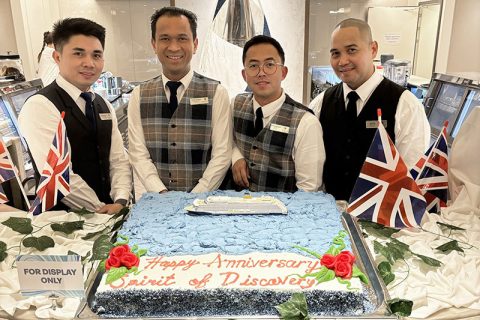 Spirit of Discovery Birthday Cake