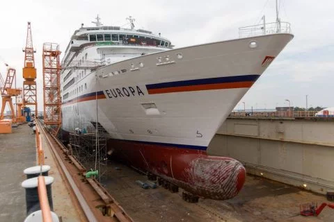 Europa in Drydock