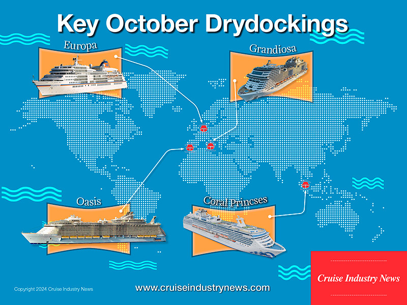 Key Cruise Ship Drydocks in October