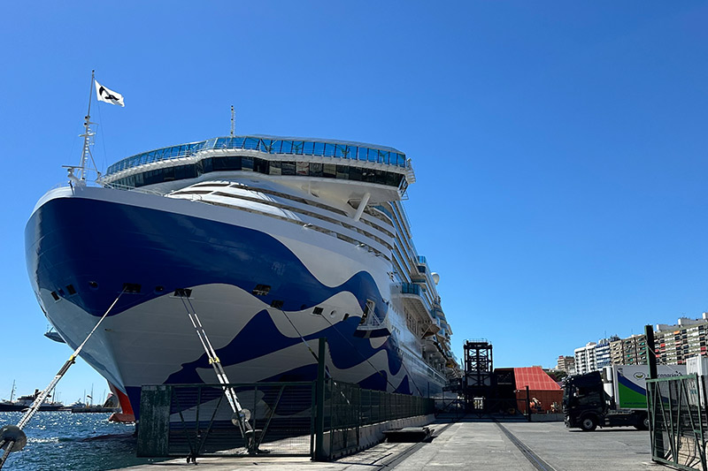 Sun Princess in Tenerife