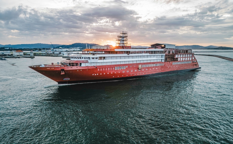 Unveiling the Star Seeker: Windstar's New Luxury Yacht Takes to Water in Portugal