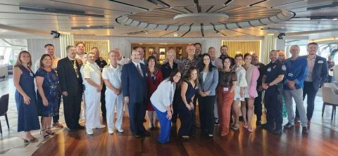 Ceremony onboard