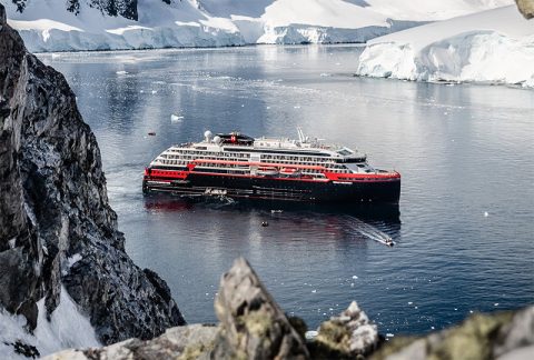HX Ship in Antarctica
