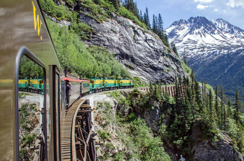 Rail tour in Skagway