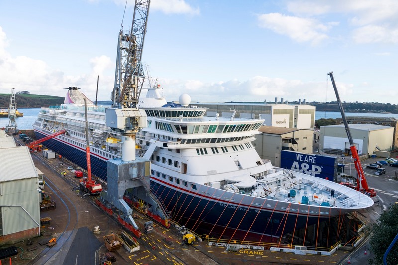 Fred. Olsen’s Balmoral Getting Upgrades in Drydock – Cruise Business Information