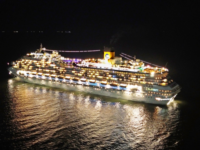 Costa Pacifica Turns into First Ship to Watch Santos’ Firework Show – Cruise Trade Information