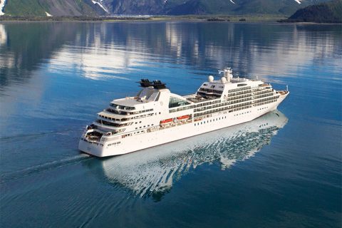 Seabourn Ship in Alaska
