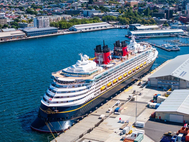 Disney Wonder in Tasmania