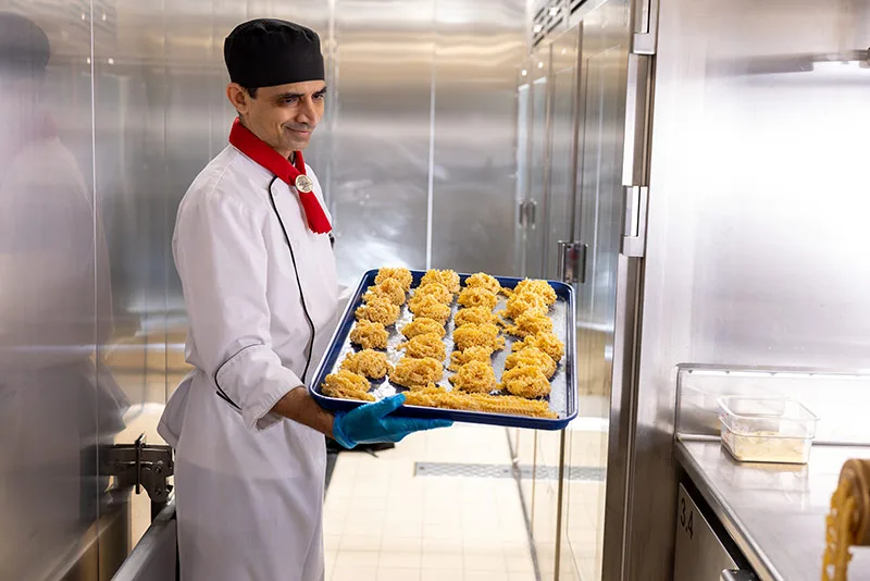 Pasta fresca in lavorazione